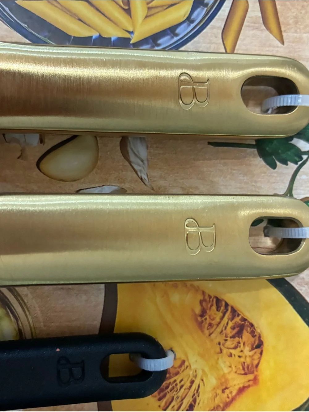 5-Piece Black and Gold Kitchen Tool Set